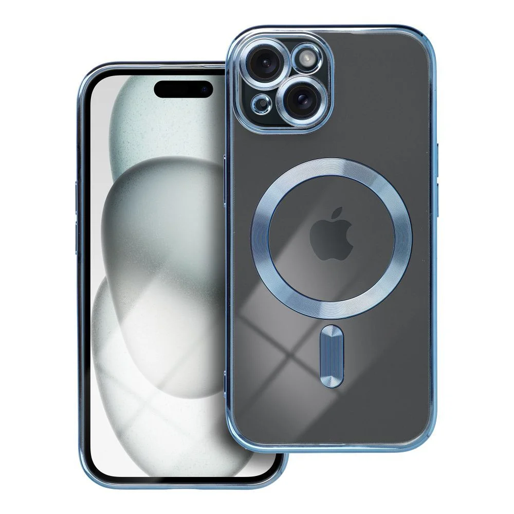 Φωτογραφία προϊόντος: . Electro Mag Cover case compatible with MagSafe for IPHONE 15 blue