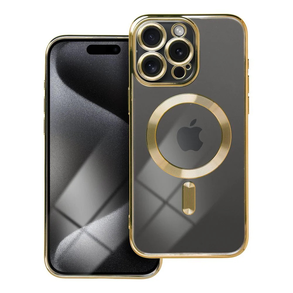 Φωτογραφία προϊόντος: . Electro Mag Cover case compatible with MagSafe for IPHONE 15 PRO gold