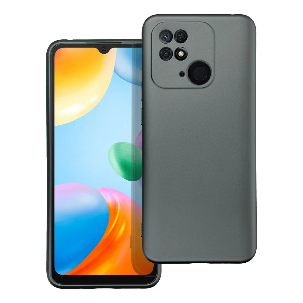 Φωτογραφία προϊόντος: . METALLIC Case for XIAOMI Redmi 10C grey