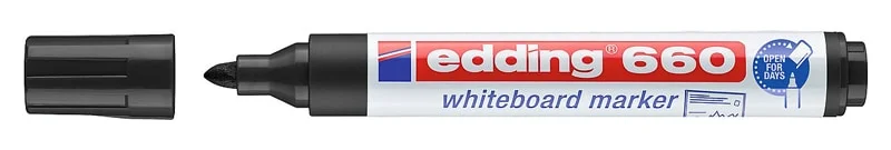 Φωτογραφία προϊόντος: EDDING μαρκαδόρος ασπροπίνακα 660, επαναγεμιζόμενος, μαύρος