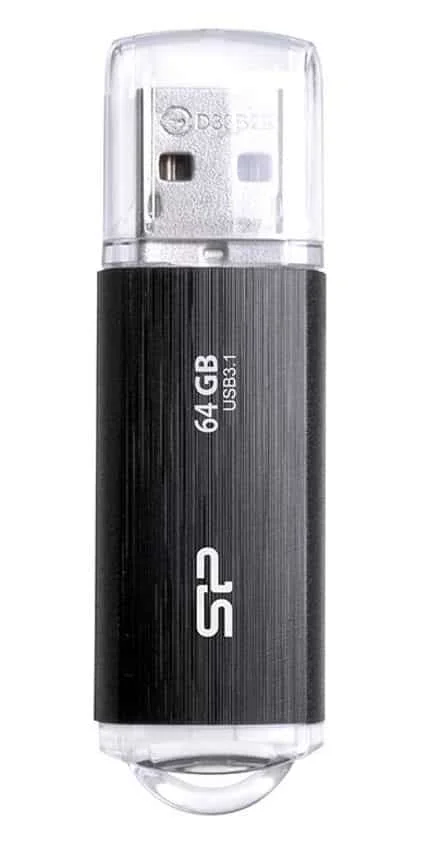 Φωτογραφία προϊόντος: SILICON POWER USB Flash Drive Blaze B02, 64GB, USB 3.2, μαύρο
