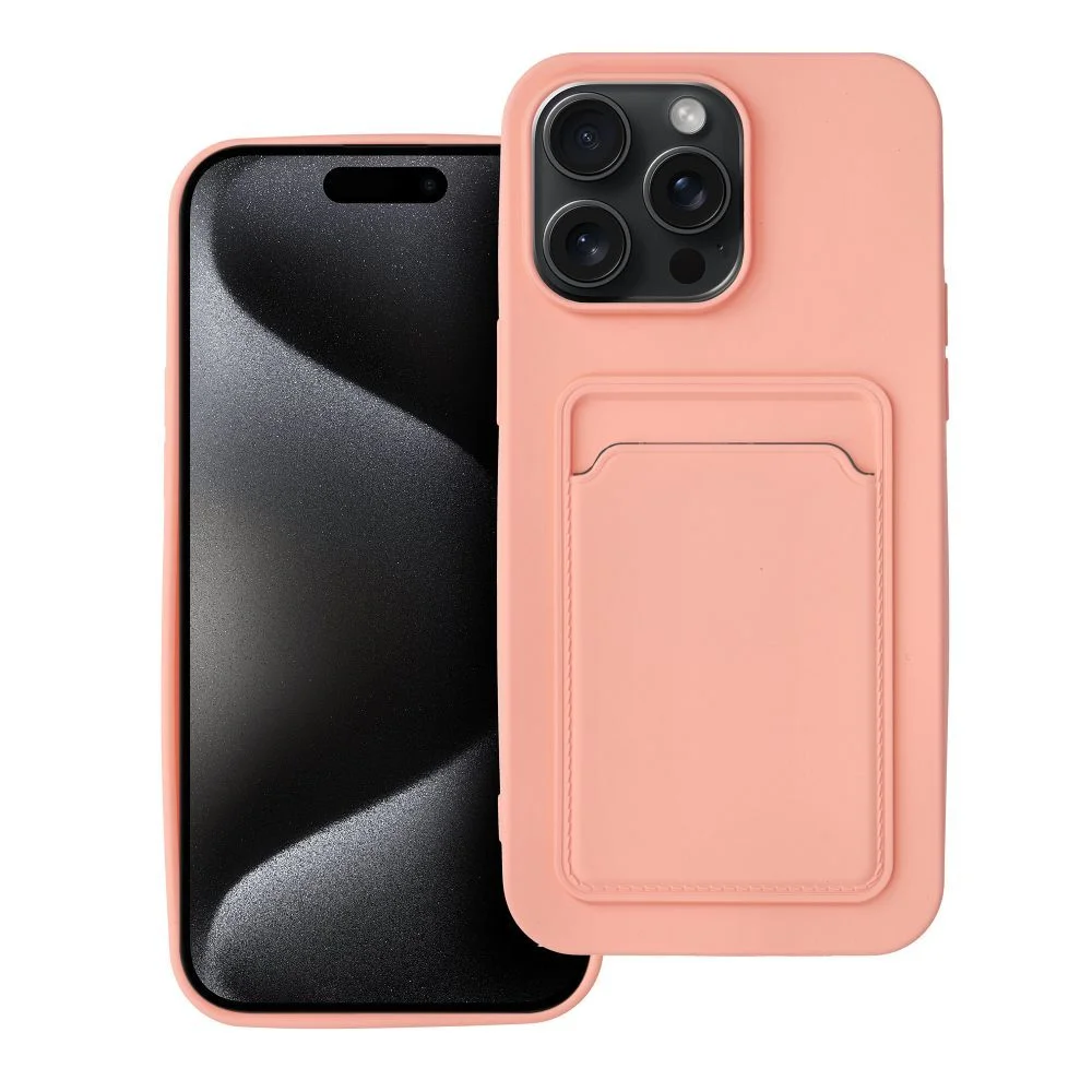 Φωτογραφία προϊόντος: . CARD Case for IPHONE 15 PRO MAX pink