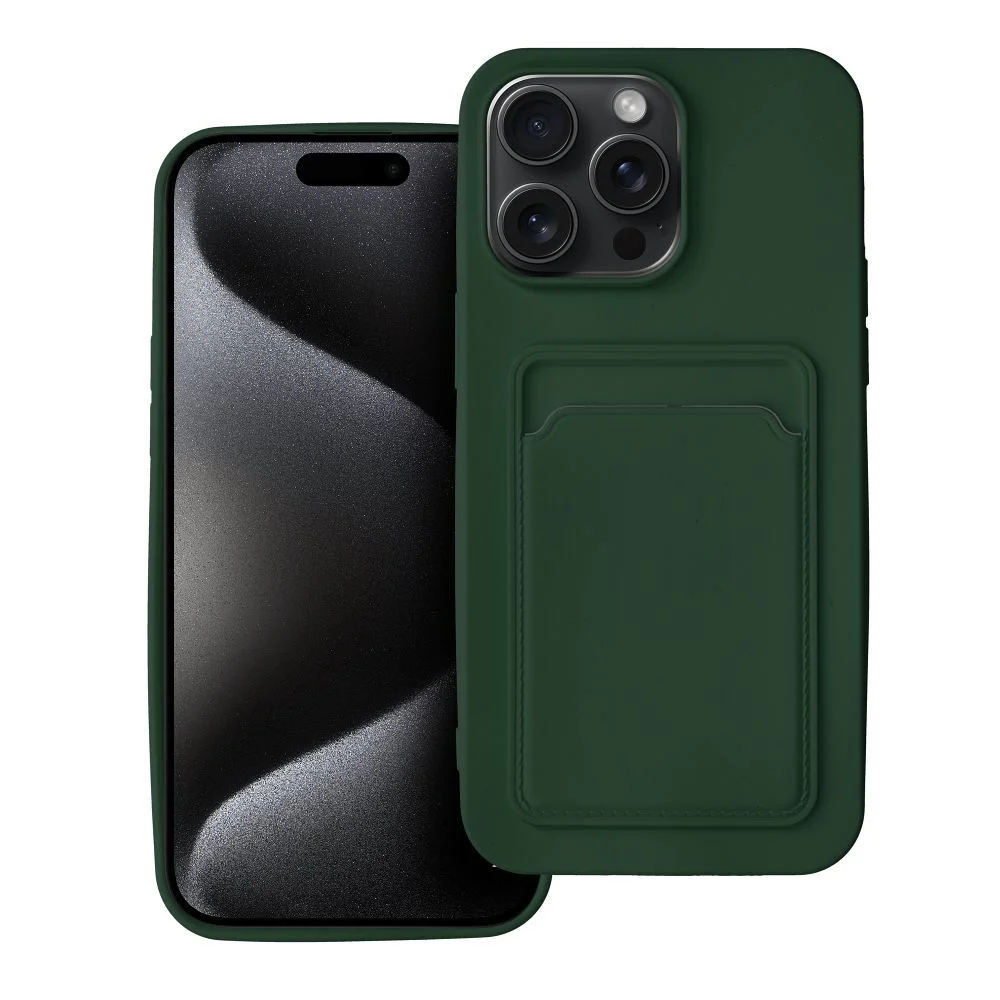 Φωτογραφία προϊόντος: . CARD Case for IPHONE 15 PRO MAX green