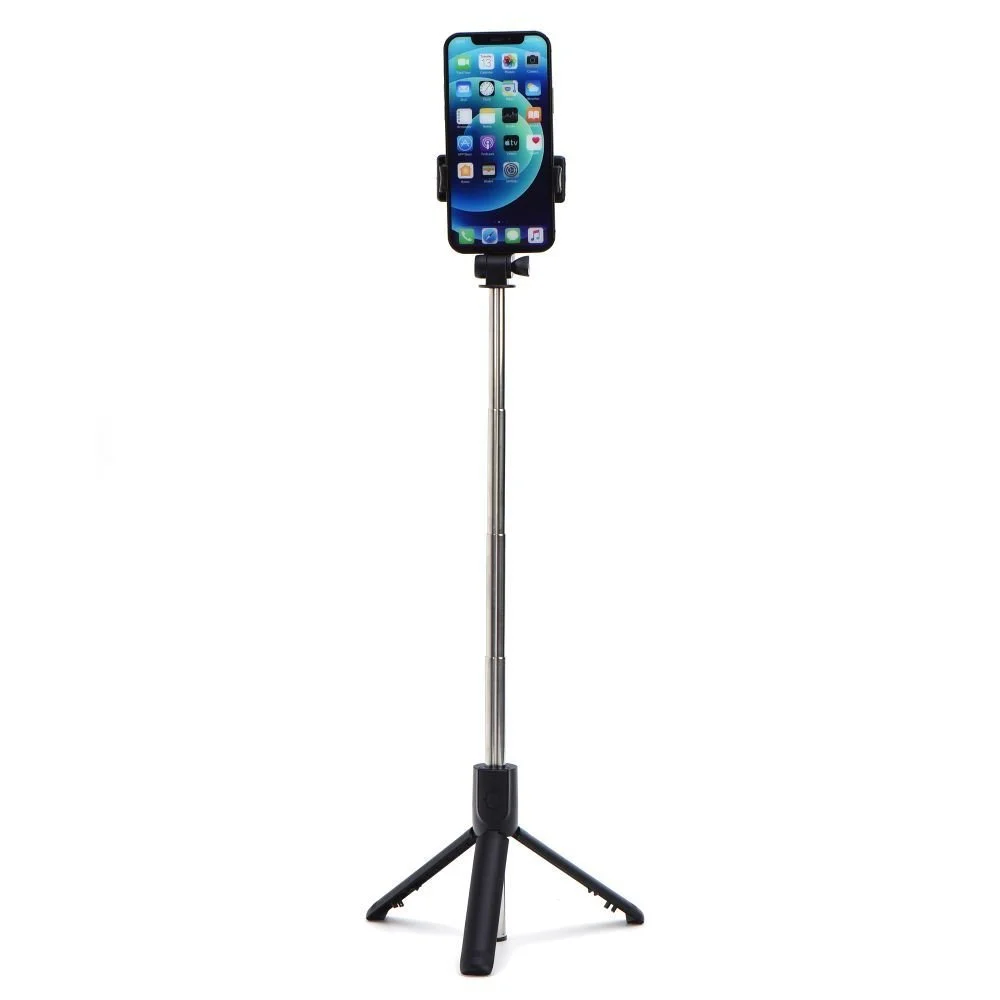 Φωτογραφία προϊόντος: . Combo selfie stick with tripod and remote control bluetooth black R1