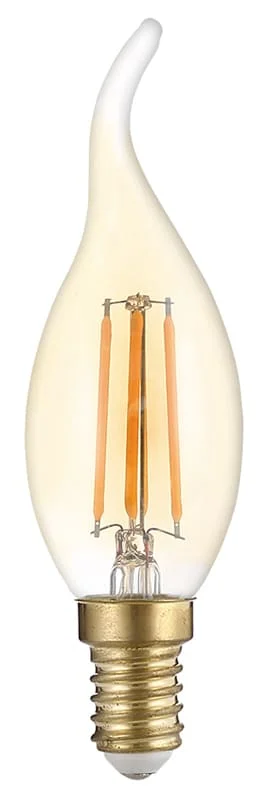 Φωτογραφία προϊόντος: OPTONICA LED λάμπα Candle T35 Filament 1491, 4W, 2500K, E14, 400lm