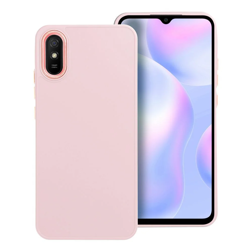 Φωτογραφία προϊόντος: . FRAME Case for Xiaomi Redmi 9AT / Redmi 9A powder pink