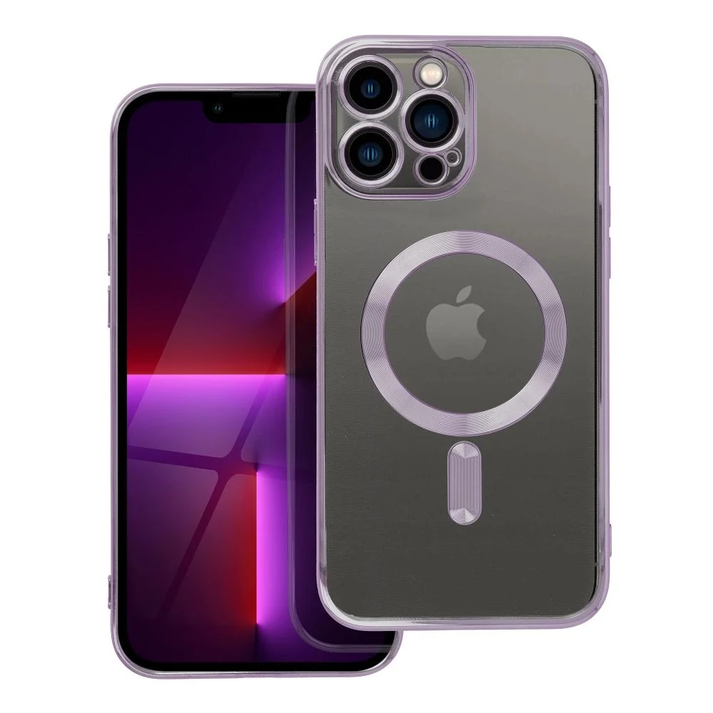 Φωτογραφία προϊόντος: . Electro Mag Cover case compatible with MagSafe for IPHONE 13 PRO MAX deep purple