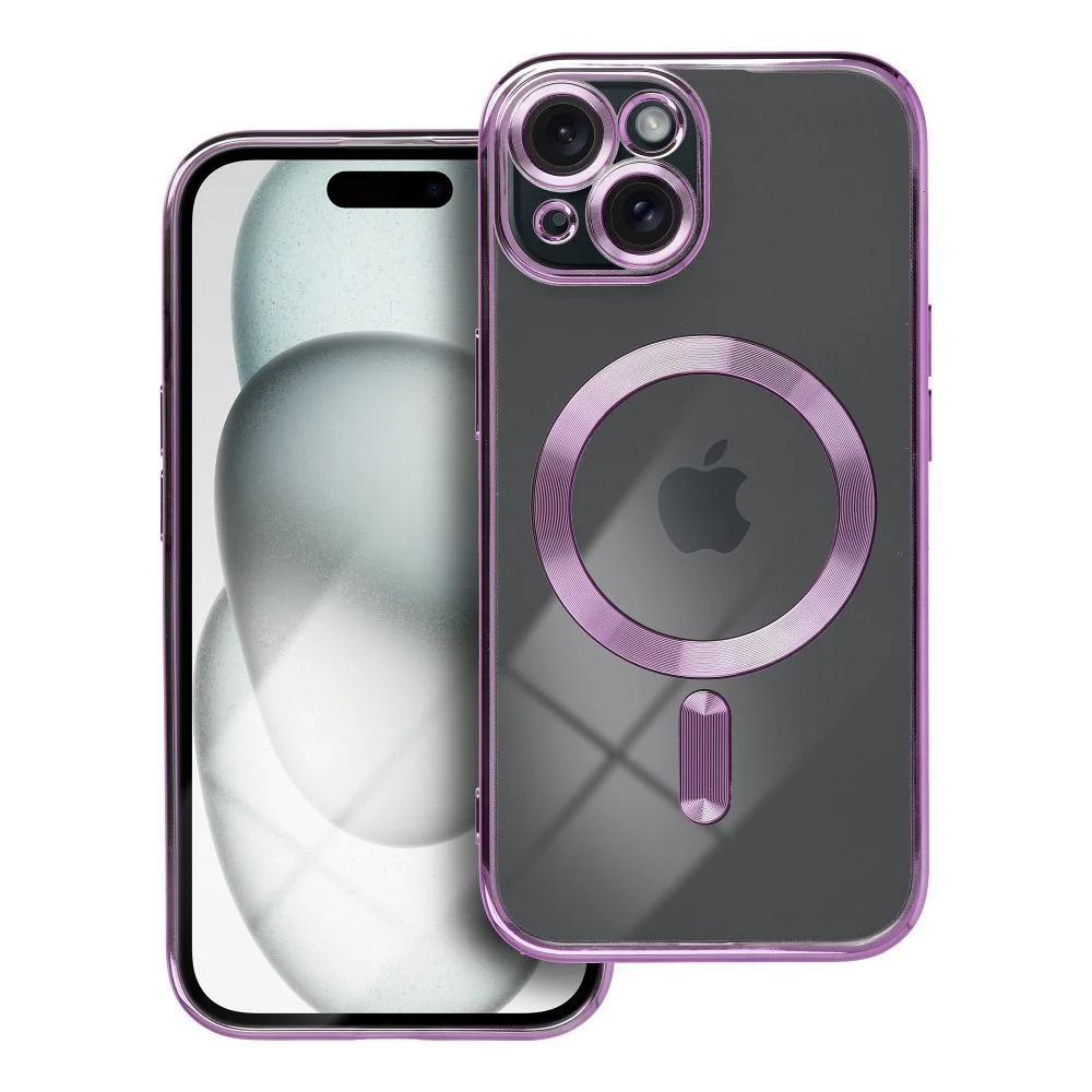 Φωτογραφία προϊόντος: . Electro Mag Cover case compatible with MagSafe for IPHONE 15 deep purple