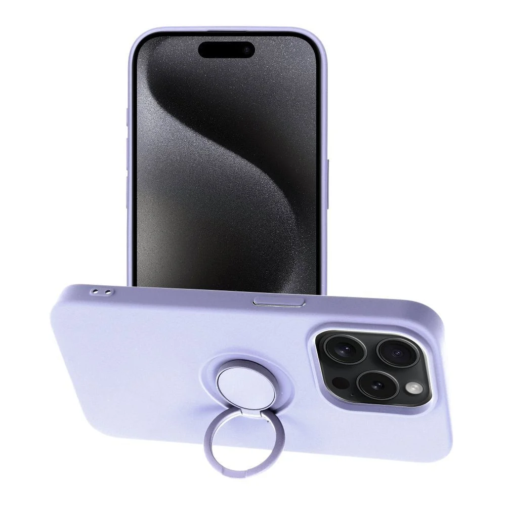 Φωτογραφία προϊόντος: . SILICONE RING Case for IPHONE 15 PRO violet