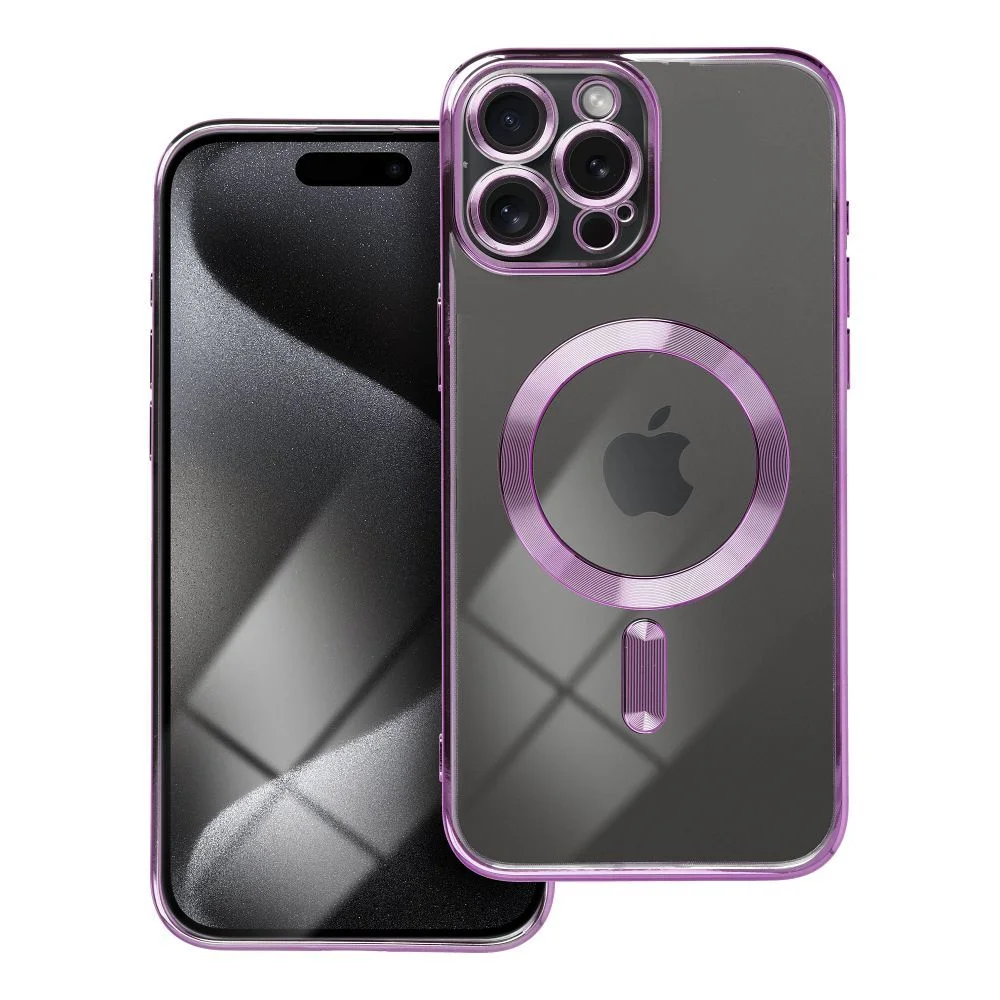 Φωτογραφία προϊόντος: . Electro Mag Cover case compatible with MagSafe for IPHONE 15 PRO MAX deep purple