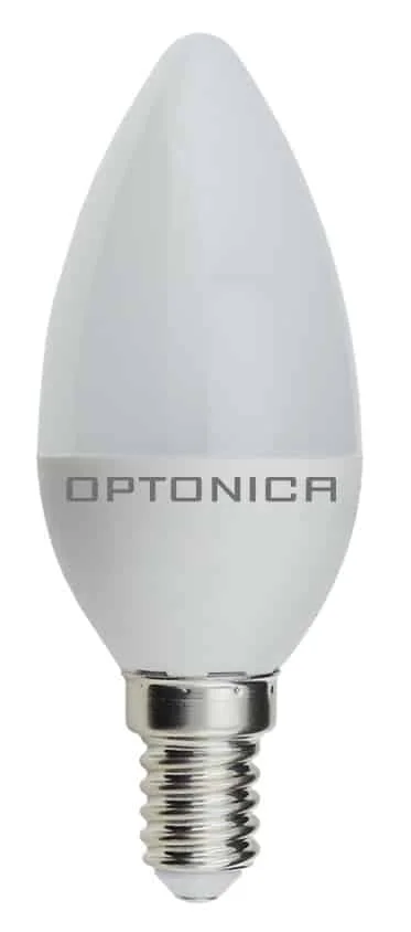Φωτογραφία προϊόντος: OPTONICA LED λάμπα candle C37 1423, 3.7W, 4500K, E14, 320lm