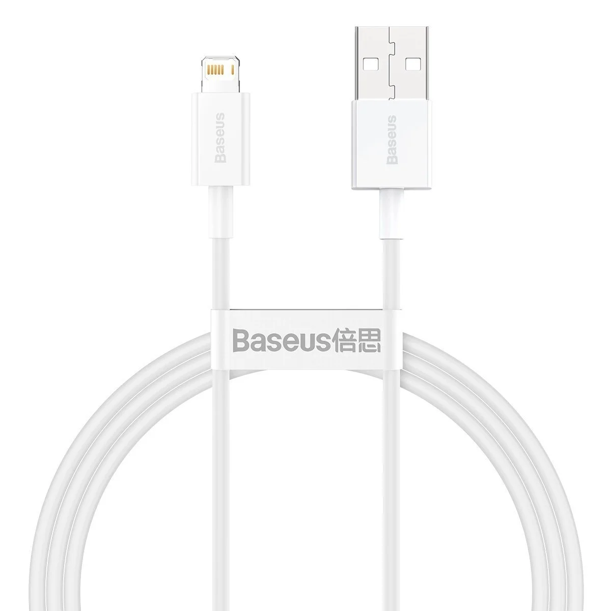 Φωτογραφία προϊόντος: Baseus Superior USB to Lightning Cable 2.4A 1m (White)
