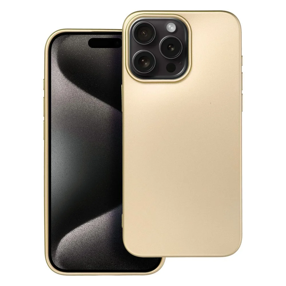 Φωτογραφία προϊόντος: . METALLIC Case for IPHONE 15 PRO MAX gold