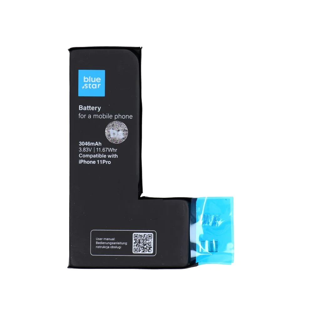 Φωτογραφία προϊόντος: . Battery Cell kit (Spot Welding Required) without BMS for Iphone 11 PRO 3046 mAh Blue Star HQ