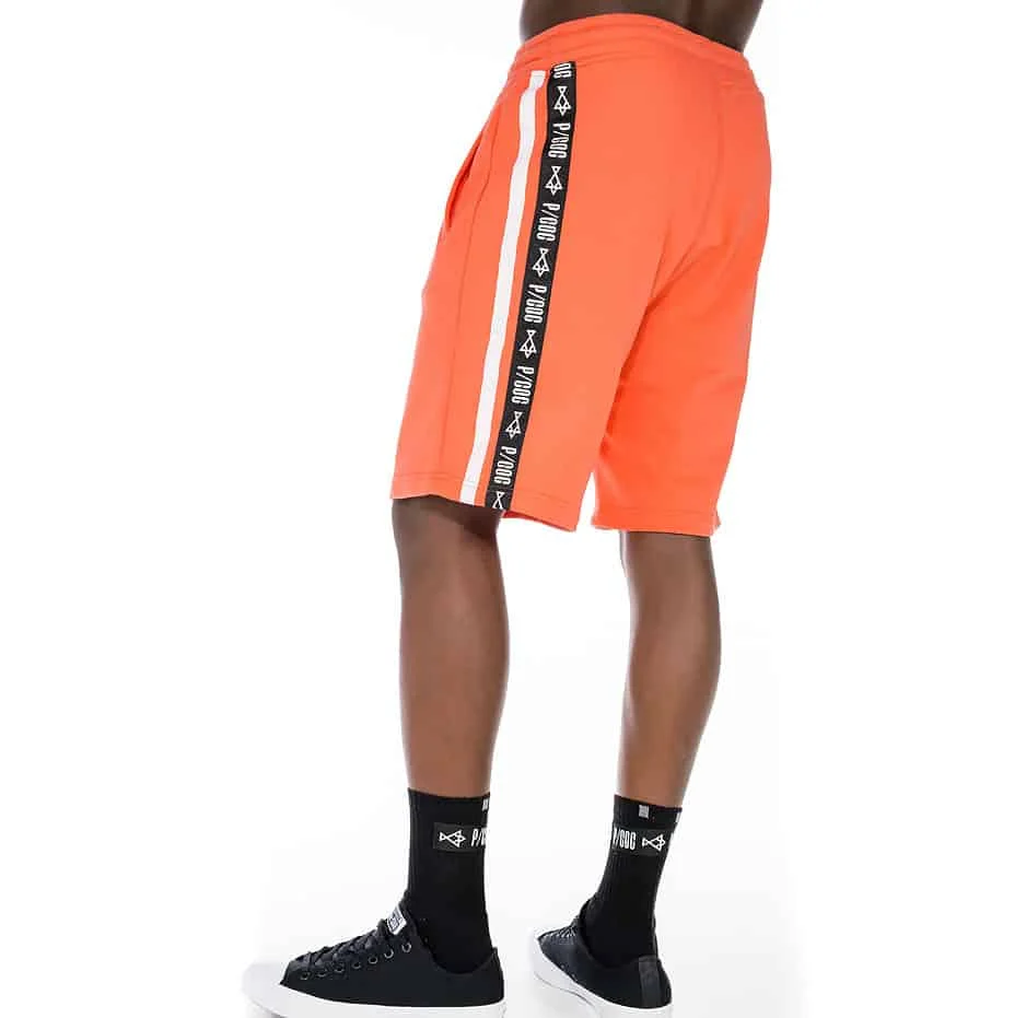 Φωτογραφία προϊόντος: Coral sporty shorts with P/COC tape and line on the side