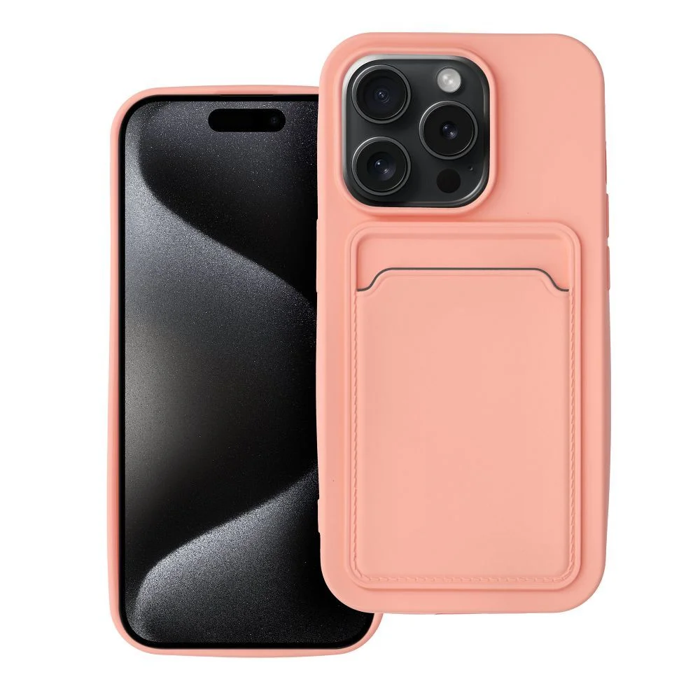 Φωτογραφία προϊόντος: . CARD Case for IPHONE 15 PRO pink