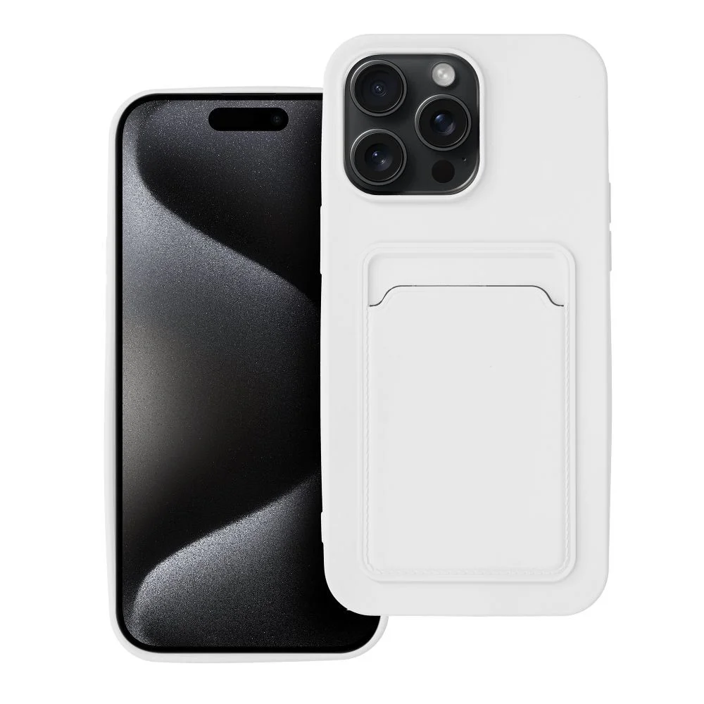 Φωτογραφία προϊόντος: . CARD Case for IPHONE 15 PRO MAX white