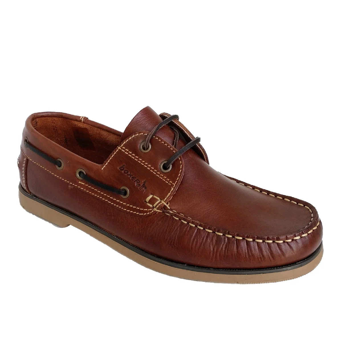 Φωτογραφία προϊόντος: Boxer Δερμάτινα Ανδρικά Boat Shoes 20048 10-014 σε Καφέ Χρώμα