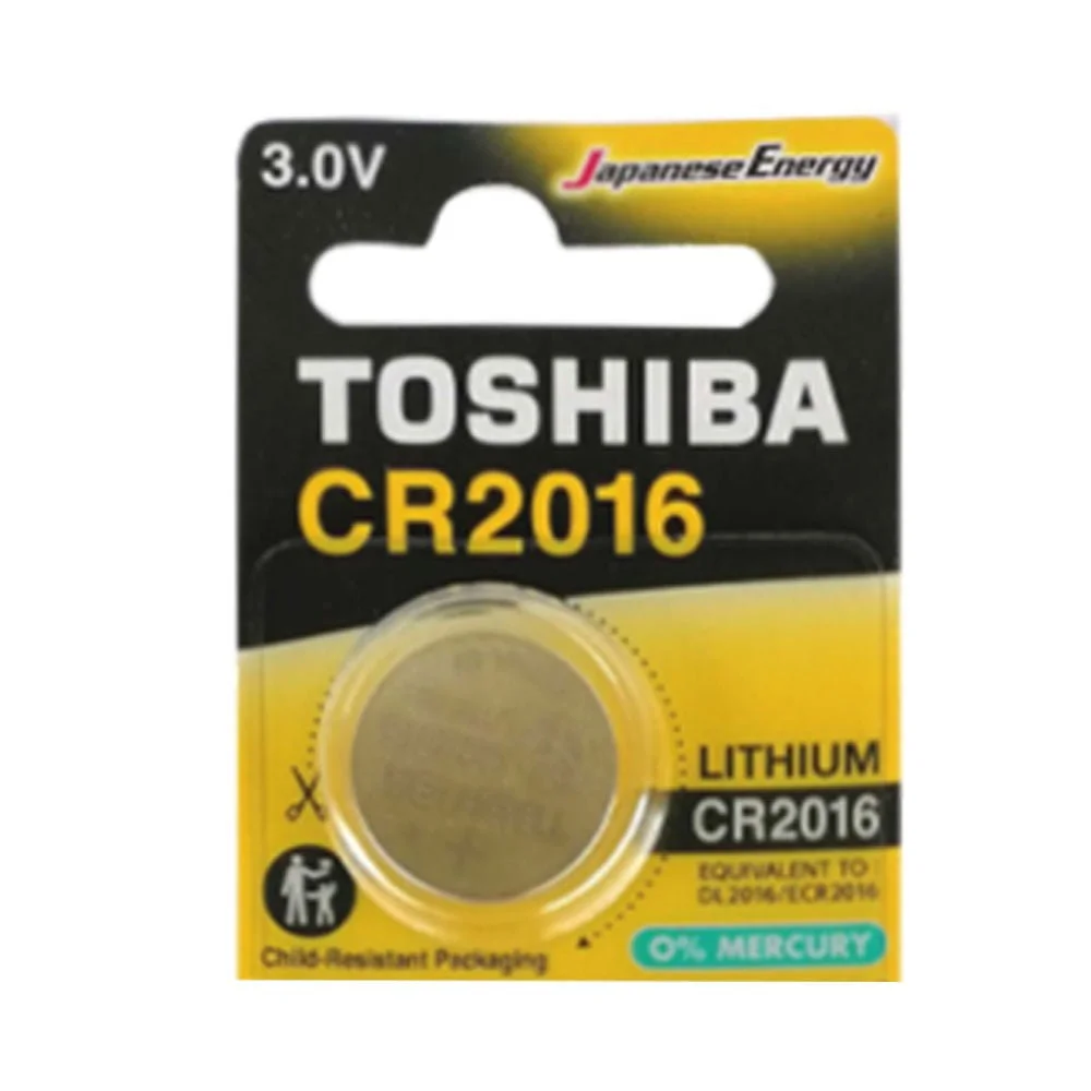 Φωτογραφία προϊόντος: Toshiba Μπαταρία Κουμπί Li-ion 3V CR2016 1τμχ