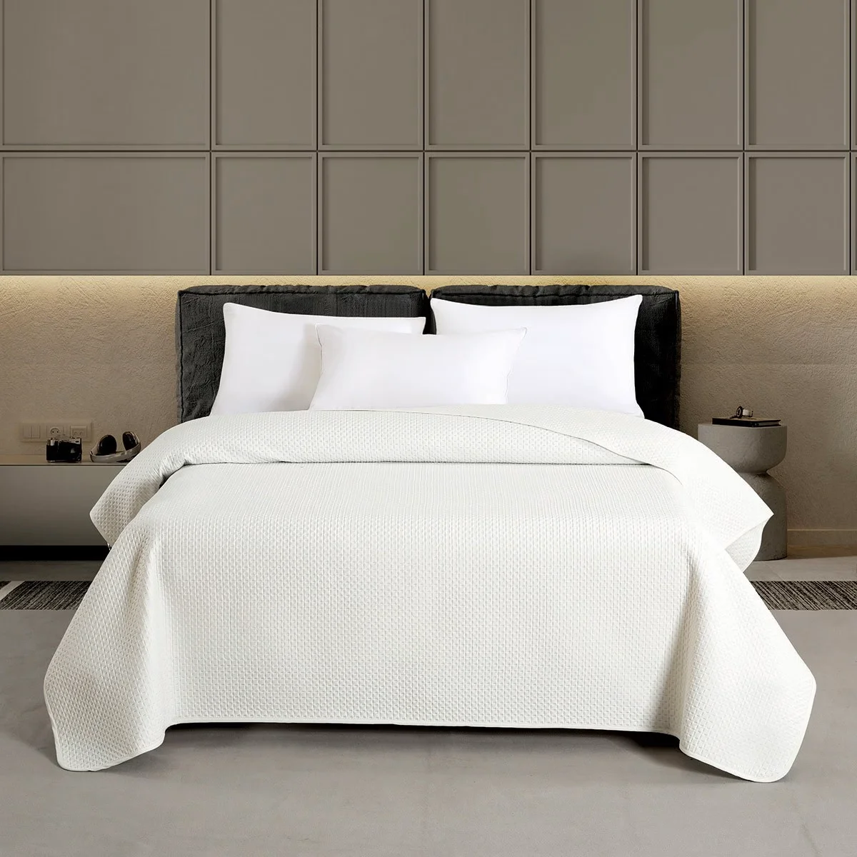 Φωτογραφία προϊόντος: Melinen Home Κουβερλι Μονο Zara White (160χ240)
