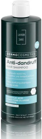 Φωτογραφία προϊόντος: LAVISH CARE Dermocosmetics Anti-Dandruff Hair Shampoo Oily Scalp Σαμπουάν Κατά της Πιτυρίδας για Λιπαρά Μαλλιά 400ml