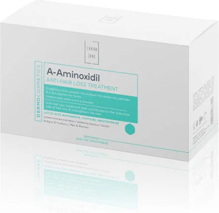 Φωτογραφία προϊόντος: LAVISH CARE Dermocosmetics A-Aminoxidil Anti-Hair Loss Treatment Εξειδικευμένη Αγωγή με Αμπούλες Κατά της Τριχόπτωσης 10x10ml