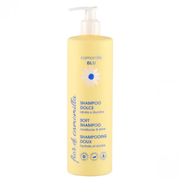 Φωτογραφία προϊόντος: CAMOMILLA BLU Fior Di Camomilla Soft Shampoo Απαλό Σαμπουάν Μαλλιών για Καθημερινή Χρήση 500ml