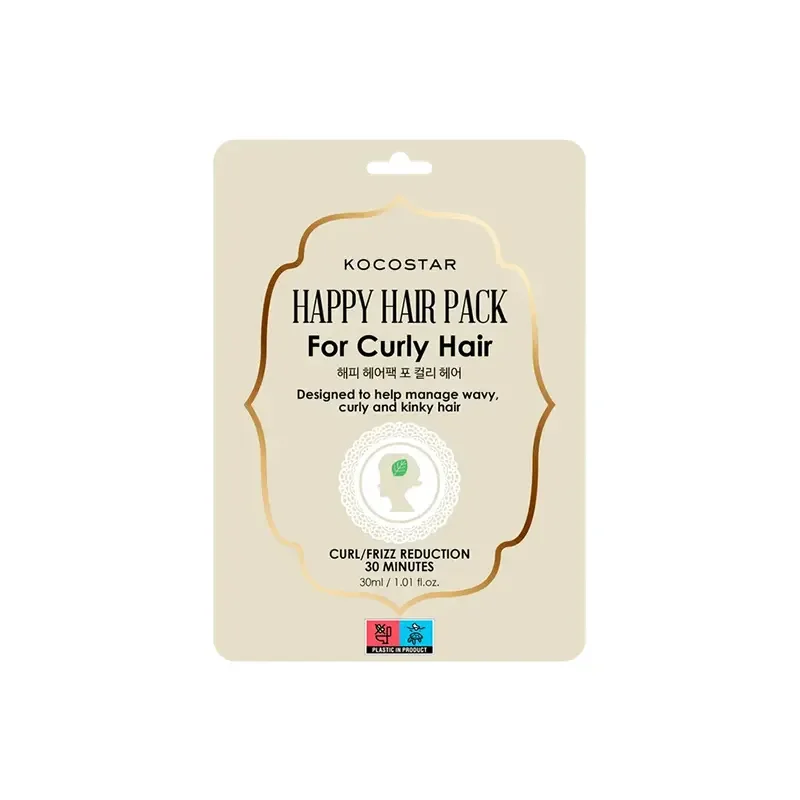 Φωτογραφία προϊόντος: Kocostar Happy Hair Pack Μάσκα Μαλλιών for Curly Hair 30ml