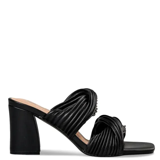 Φωτογραφία προϊόντος: BLOCK HEEL MULES ENVIE E42-19348-34 Μαύρο Normal Fit