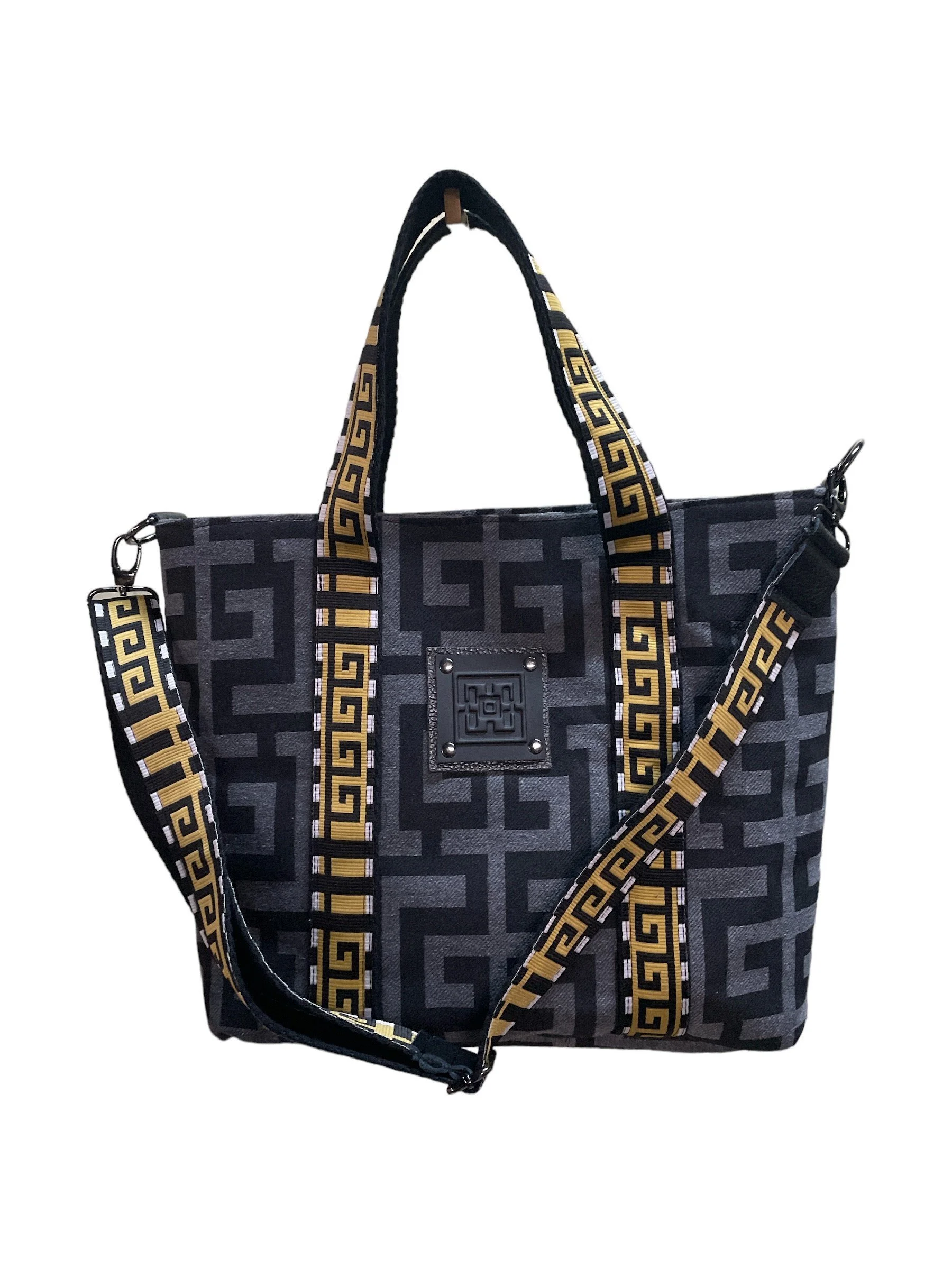 Φωτογραφία προϊόντος: Midneto Calypso II Grey Black Labyrinth Bag