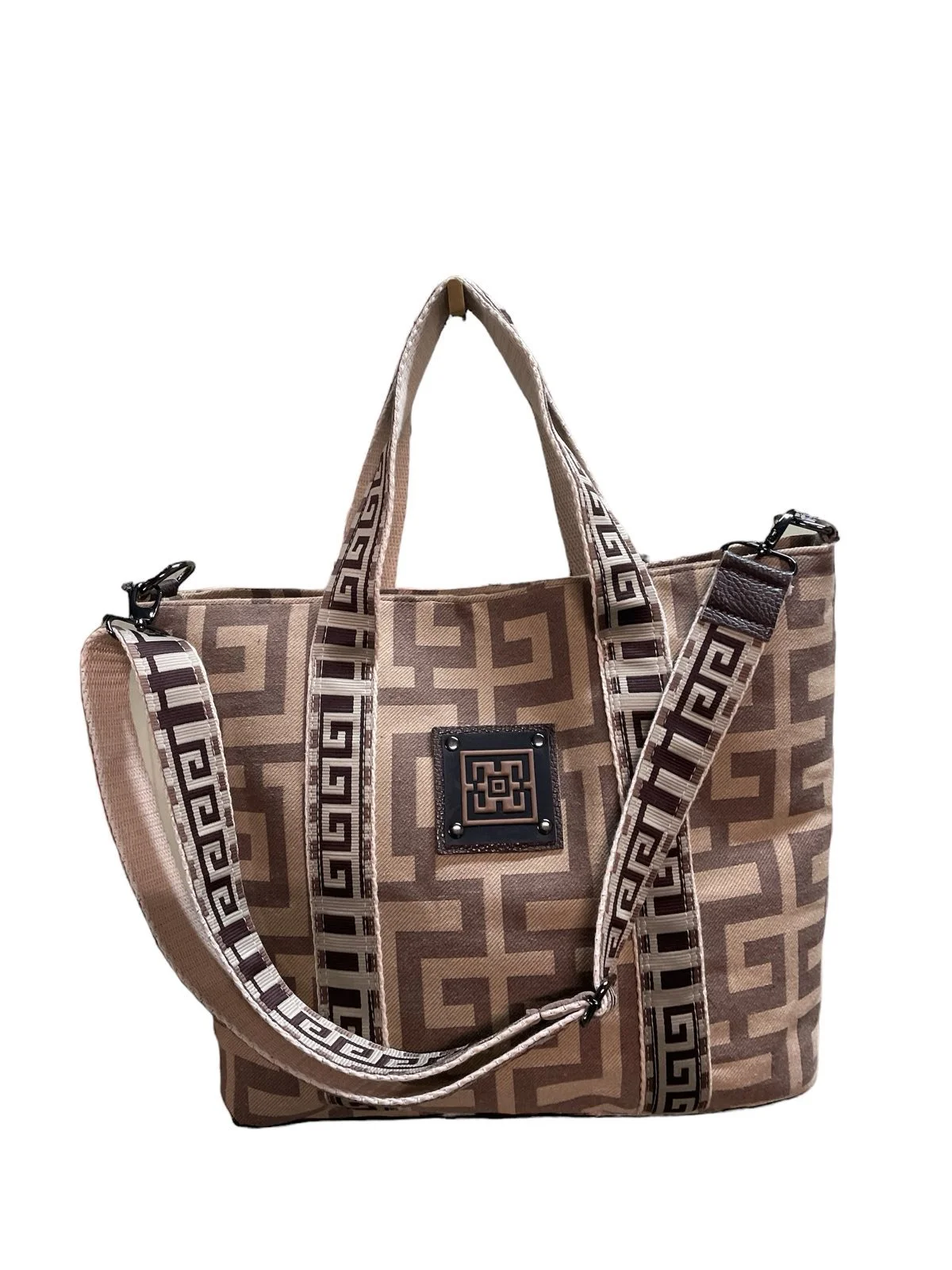 Φωτογραφία προϊόντος: Midneto Calypso II Brown & Ligth brown Labyrinth Bag
