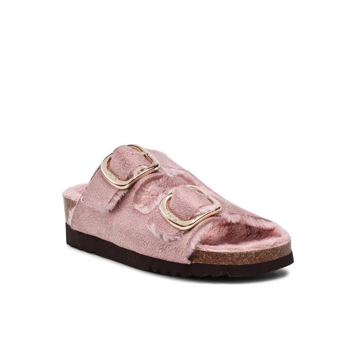 Φωτογραφία προϊόντος: Scholl Ilary Fluffy Antique Pink Γυναικείες Ανατομικές Παντόφλες F295342164 ροζ