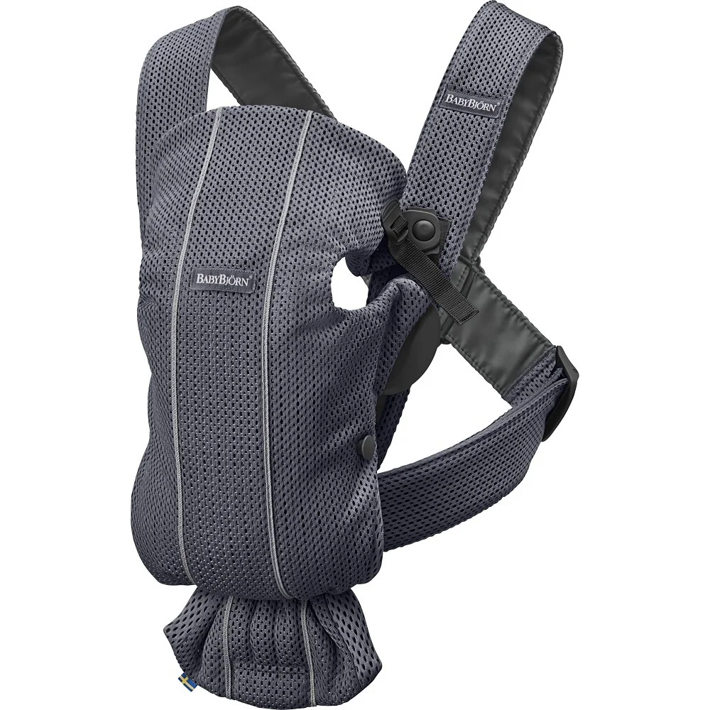 Φωτογραφία προϊόντος: BabyBjörn Mini 3D Mesh Anthracite Μάρσιπος