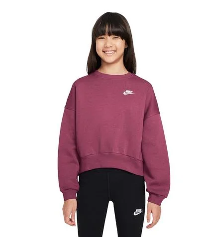 Φωτογραφία προϊόντος: Nike Top G Nsw Club Flc Bxy Crw Lbr - Pink/White
