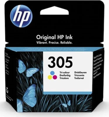 Φωτογραφία προϊόντος: Μελάνι HP 305 Tri-Color 100Pgs (3YM60AE)