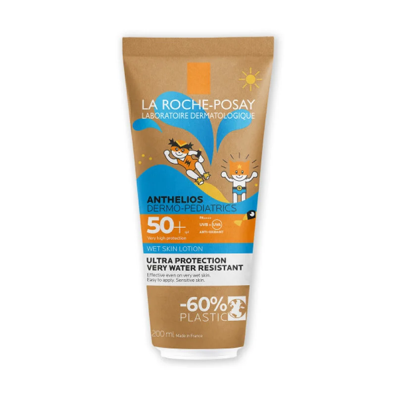 Φωτογραφία προϊόντος: LA ROCHE-POSAY Anthelios dermo-pediatrics Wetskin Lotion SPF50+ Παιδικό Αντηλιακό Γαλάκτωμα (200ml)