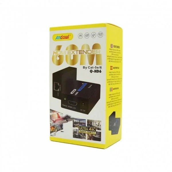 Φωτογραφία προϊόντος: OEM HDMI EXTENDER 6 ΜΕΤΡΑ ANDOWL AN-Q-HD6