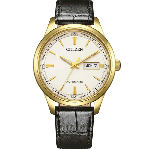 Φωτογραφία προϊόντος: CITIZEN NY4059-09AE AUTOMATIC LEATHER STRAP