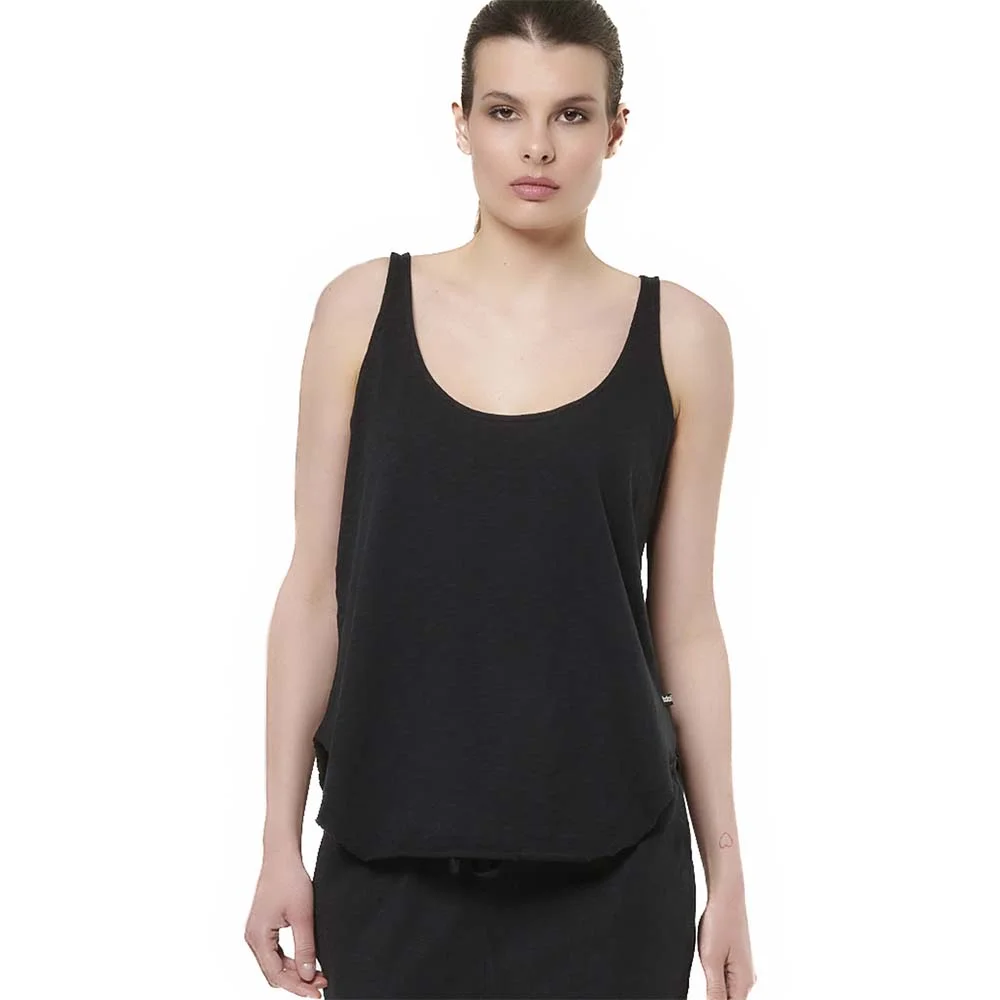 Φωτογραφία προϊόντος: Body Action Women s Natural Dye Slub Tank Top BLACK 041517-01