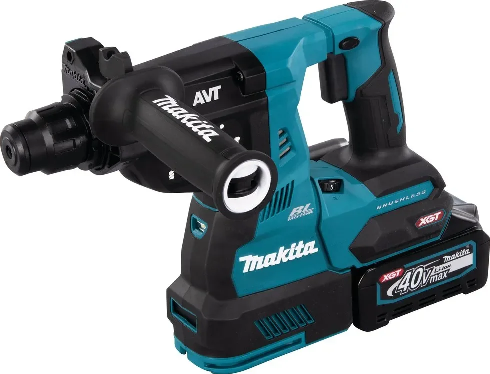 Φωτογραφία προϊόντος: Makita HR003GM201 - Πνευματικό πιστολέτο 3 λειτουργιών XGT® 40V max για SDS-PLUS, 28mm, 2.8J με βαλίτσα μεταφοράς (Makpac), φορτιστή + 2 μπαταρίες 4.0Ah (2×4.0Ah)