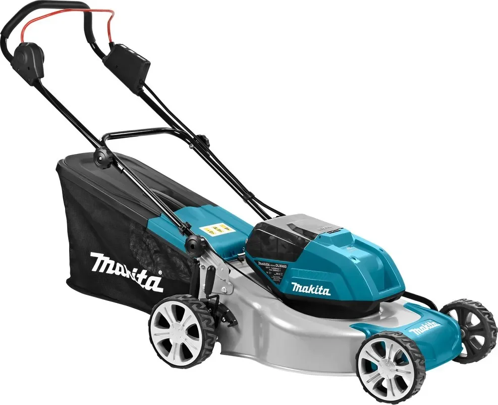 Φωτογραφία προϊόντος: Makita DLM460PT2 - Μηχανή Γκαζόν 18Vx2 περιλαμβάνει και διπλό φορτιστή