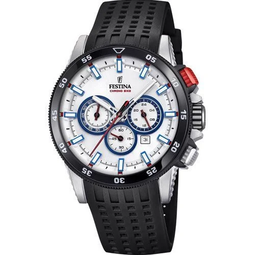 Φωτογραφία προϊόντος: Ανδρικό Ρολόι FESTINA Black Rubber Chronograph F20353/1