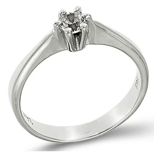 Φωτογραφία προϊόντος: fenixjewelry Λευκο Μονόπετρο Δαχτυλίδι 14k 0143Λ