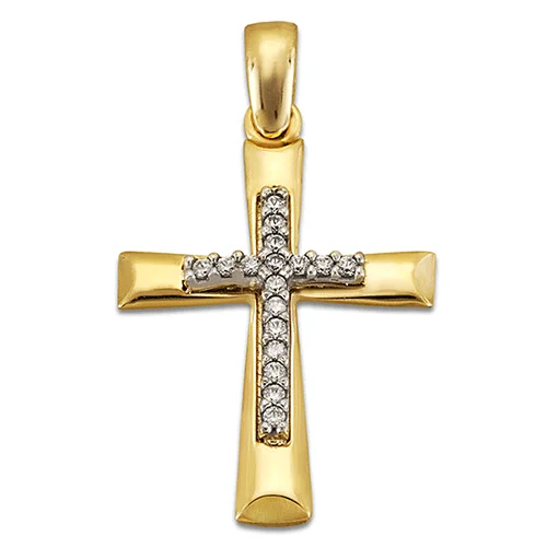 Φωτογραφία προϊόντος: fenixjewelry Κιτρινος Χρυσός σταυρός 14κ ΣΤ4085Κ