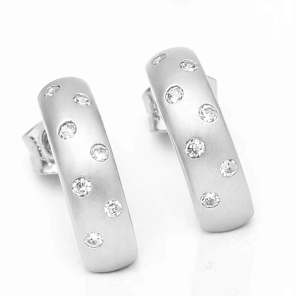 Φωτογραφία προϊόντος: fenixjewelry Λευκά Xρυσα Γυναικεία Σκουλαρίκια 14κ XΣ19