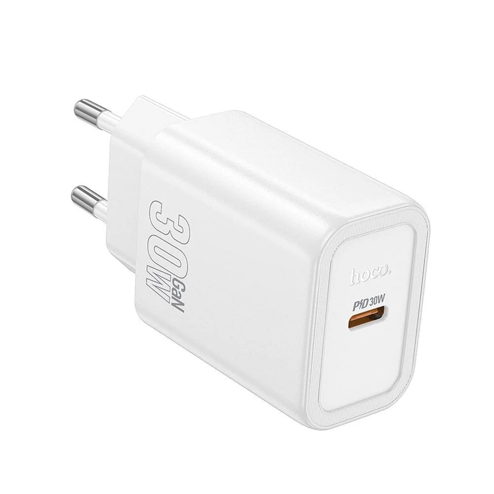 Φωτογραφία προϊόντος: Phone charger Hoco USB C QC PD 30W N62 white