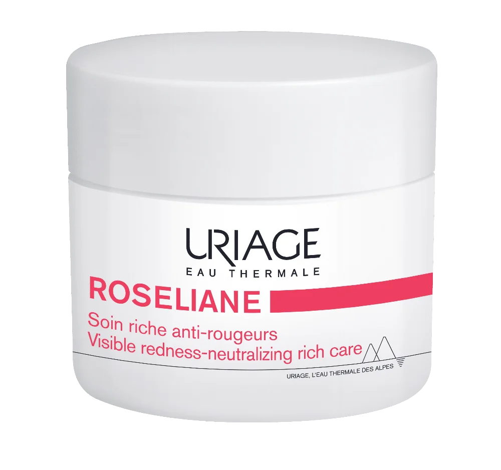 Φωτογραφία προϊόντος: Uriage Roseliane Visible Redness-Neutralizing Rich Care Πλούσια Ενυδατική Προστατευτική Κρέμα κατά της Ερυθρότητας 50ml