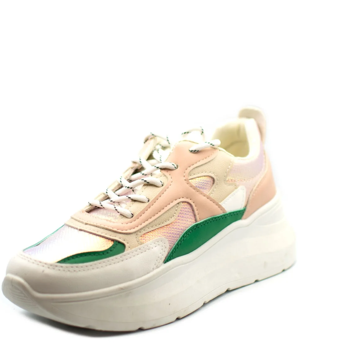 Φωτογραφία προϊόντος: PLATO Sneakers μπεζ με κορδόνι