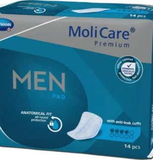 Φωτογραφία προϊόντος: Molicare® Premium Men Pad επίθεμα ελαφράς ακράτειας για άντρες, συσκευασία 14 τεμαχίων SKU 168705