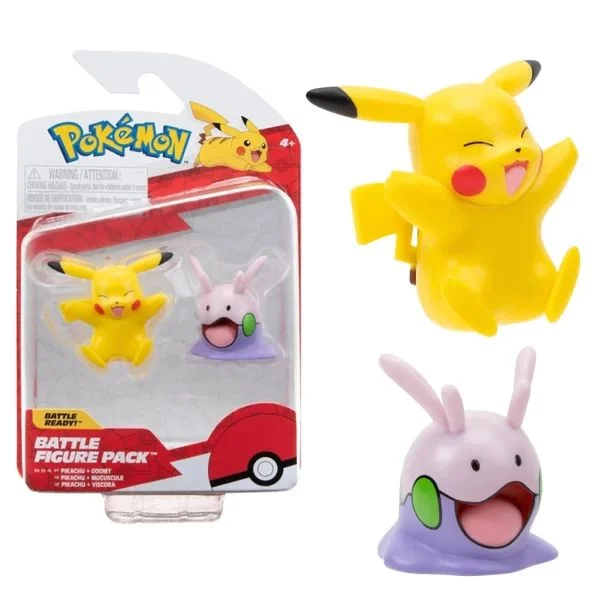 Φωτογραφία προϊόντος: Pokemon Φιγούρες 2τεμ. (Pikachu, Goomy) (JW095007-W15-02)